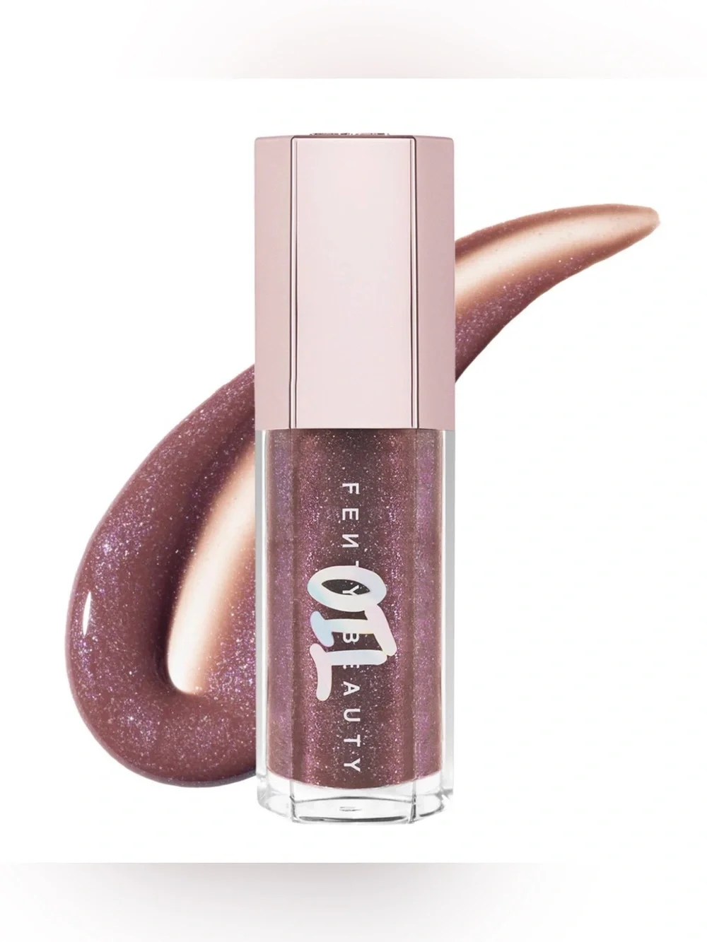 Fenty Beauty Gloss Bomb Oil Lip Oil ’N Gloss Rose Amber 03 Shimmering Rose Brown